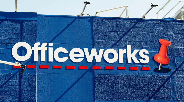 Officeworks sign