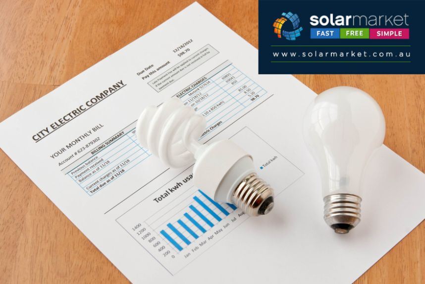 average electric bill with solar panels