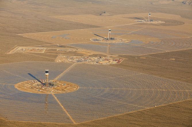 solar thermal towers