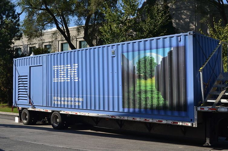 IBM portable and modular data centre